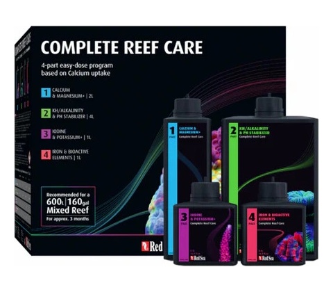 Red Sea Complete 4-part Supplement Program Large Pack