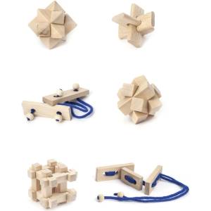 Kikkerland Логически дървен 3D пъзел Kikkerland - Mystery Matchbox, асортимент (GG103-A)