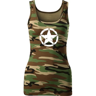 DRAGOWA дамски потник, Звезда, камуфлаж, 180г/м6 (4070)