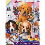  Диамантен Гоблен "Сладкиши" - 30 x 40 см, Кръгли мъниста