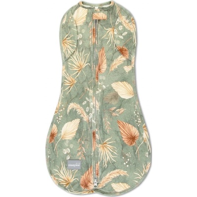 Sleepee Zavinovačka Second Step Swaddle s čapičkou bohemian green