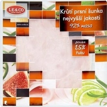 Le & Co Krůtí prsní šunka nejvyšší jakosti 100g