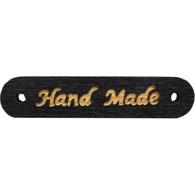 Pro Háčkování Hand made oválný 8 x 35 mm černý