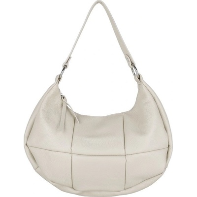 Genuine leather kožená crossbody kabelka Talianska Alana beige béžová