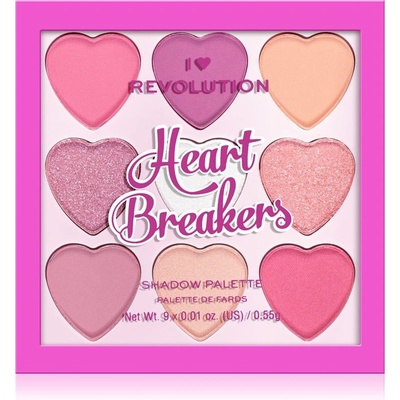 I Heart Revolution Heartbreakers paletka očních stínů Sweetheart 4,95 g