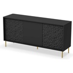 Bogdan Furniture Europe Скрин Мебели Богдан Bullet KM-1-E20, черен цвят - bogdanmebel
