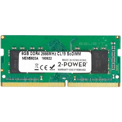 2-Power DDR4 8GB 2666MHz CL19 MEM5603S