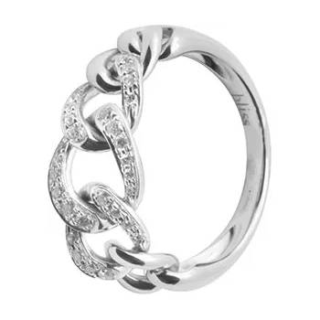 Bliss Дамски златен пръстен с диаманти Bliss 20029818 (20029818)