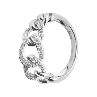 Bliss Дамски златен пръстен с диаманти Bliss 20029818 (20029818)