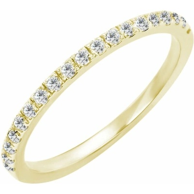 Eppi Zlatý eternity prsteň s 1. lab grown diamantmi Qenyl R41777