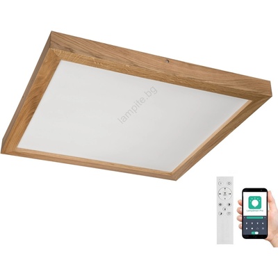 Brilagi Brilagi-LED Димируема лампа WOODY FRAME LED/50W/230V дъб 60x60 см IP44 + д. у (BG0862)