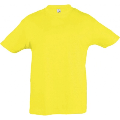 Sols dětské triko s krátkým rukávem REGENT kids 11970302 Lemon