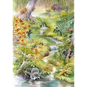 Bluebird Puzzle - Puzzle Forest Animals II - 1 000 piese