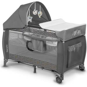 Lionelo Бебешка сгъваема кошара Lionelo Sven Plus grey (5902581656209)
