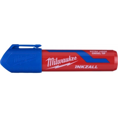 MILWAUKEE Značkovač - popisovač INKZALL™ "XL" plochý hrot- modrý