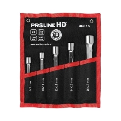Pro-Line Sada oboustranných 12hranných trubkových klíčů 8-17 mm 5 ks 36215