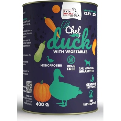 Syta Micha Adult Chef Duck with vegetables 400 g