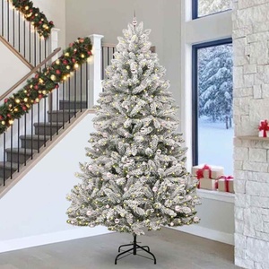 vidaXL С изкуствено коледно дърво 300 cm 300 LED светодиода Топло бяло (3395786)
