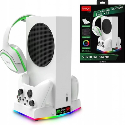 iPega XBS011 Docking Station Xbox Series S, Wireless controller a headset – Zboží Živě