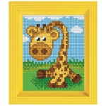 Pixelhobby Мозайка с рамка и пиксели Classic, Pixelhobby - Жирафче (31349)