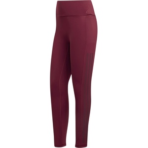 adidas Дамски клин adidas Women's Optimé Workout 3-Stripes 7/8 Leggings - Maroon - размер XXL (111-2135-0216)
