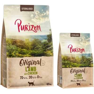 Purizon Sterilised Adult jahňacie s kuracím bez obilnín 6,5 kg