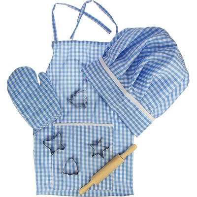 Bigjigs Toys set šéfkuchára modrý