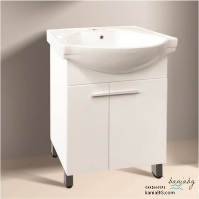 Inter Ceramic Долен стоящ pvc шкаф за баня icp 7055