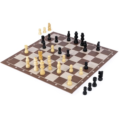 Spin Master Класически дървен шахматен комплект (778988436561)