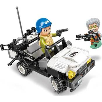 Qman Конструктор, Qman, Проследяваща военна машина, 119 части (Q3210-1)