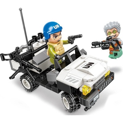 Qman Конструктор, Qman, Проследяваща военна машина, 119 части (Q3210-1)