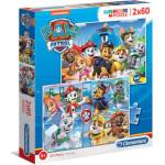 Clementoni Пъзел Paw Patrol CLEMENTONI 2 x 60 ч. 21617
