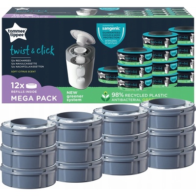 Tommee Tippee Náhradné kazety Sangenic Twist 12ks
