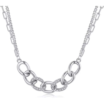 Silenti Jewelry Сребърно колие "Интензивност