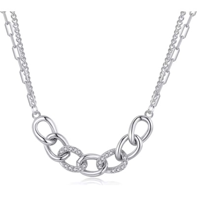 Silenti Jewelry Сребърно колие "Интензивност