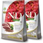 FARMINA N&D кучешка QUINOA (GF) възрастни средни и макси, кастрирана патица 2 x 12 кг