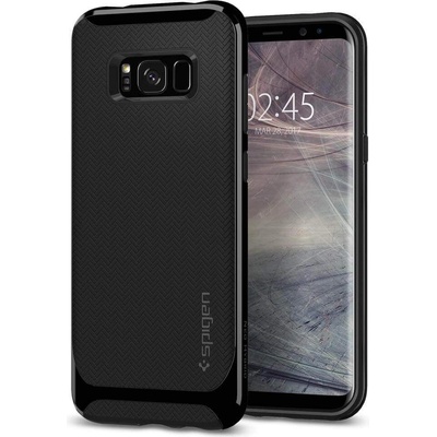Spigen Neo Hybrid Case - хибриден кейс с висока степен на защита за Samsung Galaxy S8 (черен-лъскав)