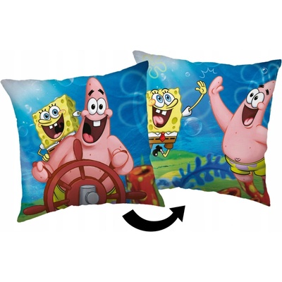 Jerry Fabrics vankúš Sponge Bob Sea 40x40