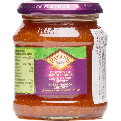 PATAKS Mango Chutney sladké k mäsu 340 g