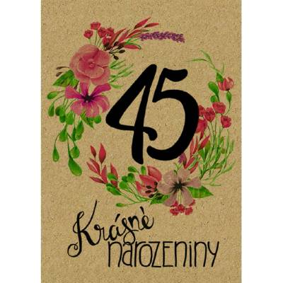 Baloušek BeBechy - přání 45, A6, kraftový papír