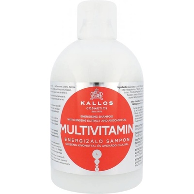 Kallos Banana Shampoo posiľujúci šampón na vlasy multivitamín 1000 ml