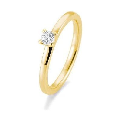 Sofia Diamonds prsteň zo žltého zlata s diamantom BE41 05991 Y