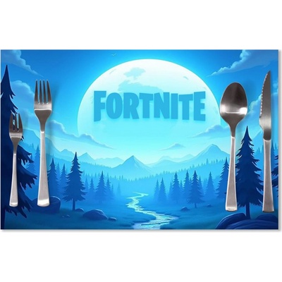 Sablio Prestieranie FORTNITE Modré údolie s mesiacom 40x30cm