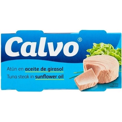 Calvo Tuňák ve slunečnicovém oleji 2 x 80 g – Zboží Dáma