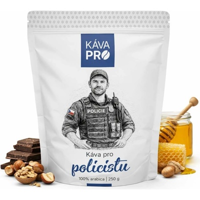 KávaPRO káva pro policistu mletí filtr 250 g