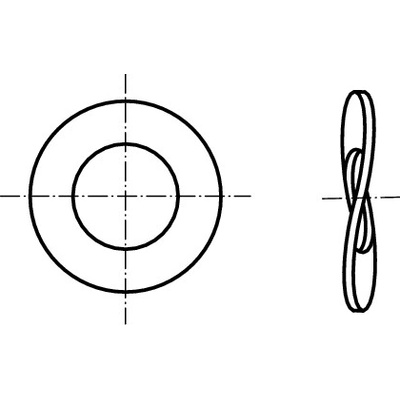 PROFISTYL DIN 137B podložka pružná zvlněná nerez A2 / 1.4310 Varianta: DIN 137B podložka pružná zvlněná nerez A2/1.4310 8,4 pro M8 – Sleviste.cz