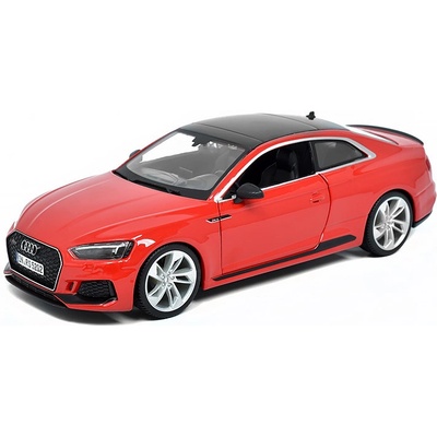 Bburago AUDI A5 RS5 COUPE 2019 color červená 1:24