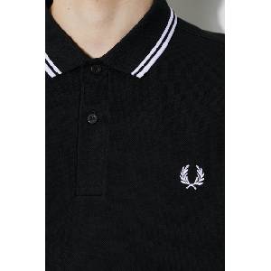 Fred Perry Памучна тениска с яка Twin Tipped Shirt (M3600.350)