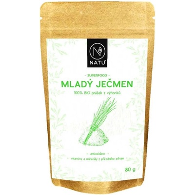 Natu Mladý ječmen BIO prášek 80 g