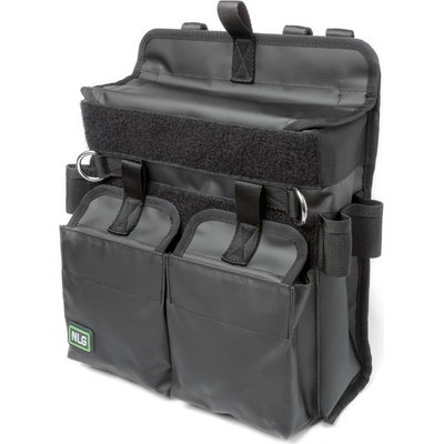 Elektromontérská brašna NLG s nosností 30 kg – PVC, černá, 350×300×100 mm